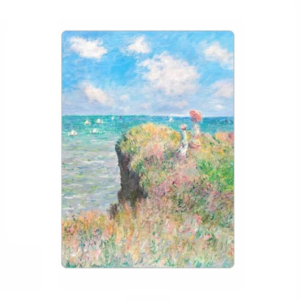 Monet The Cliff Walk at Pourville Magnet